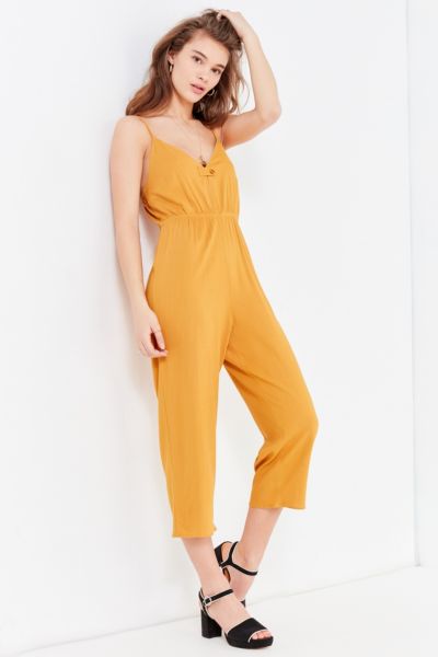 urban outfitters yellow jumpsuit