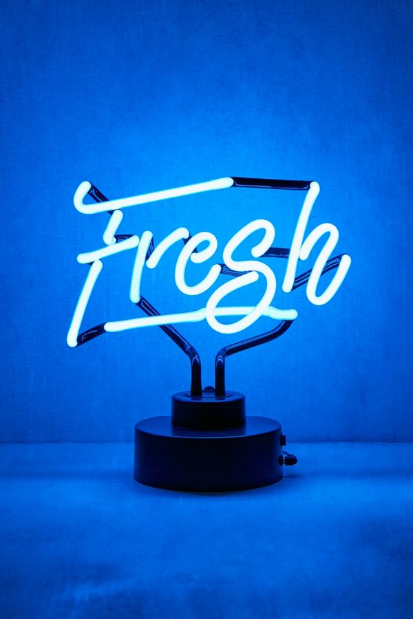 Lit Neon Sign Table Lamp Urban, Ugh Neon Sign Table Lamp