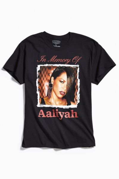 aaliyah t shirt urban outfitters