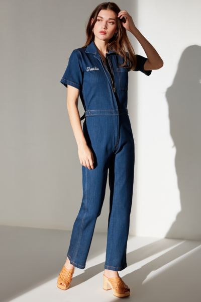 denim jumpsuit urban outfitters