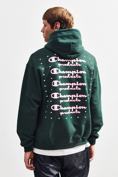 champion x uo winter grey marl hoodie