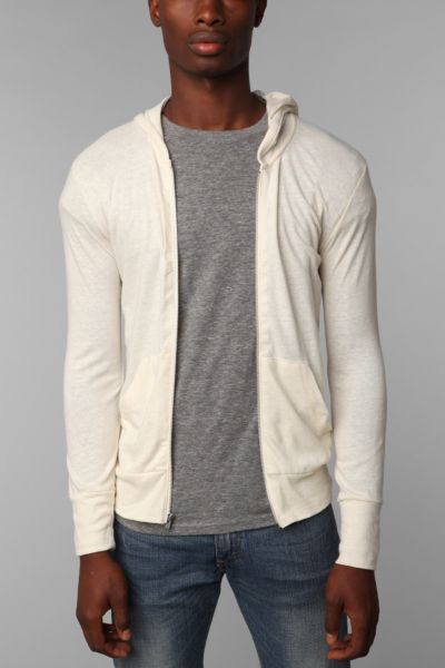 UrbanOutfitters  Alternative Eco Triblend Full Zip Hoodie