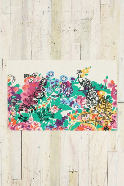 UrbanOutfitters  2x3 Woodland Garden Rug