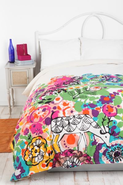 UrbanOutfitters  Woodland Garden Duvet Cover