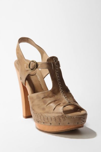 UrbanOutfitters  Frye T Strap Platform Heel