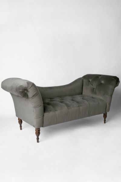 Antoinette Fainting Sofa   Carbon