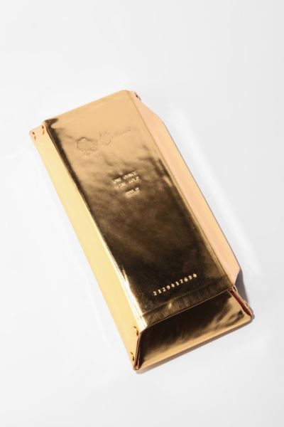 UrbanOutfitters  Matt Bernson Gold Bar Clutch