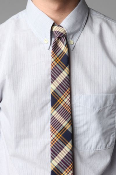 UrbanOutfitters  Madras Plaid Tie