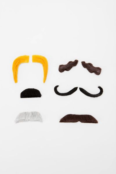 Notable Moustaches   Set of 6   Urban Outfitters