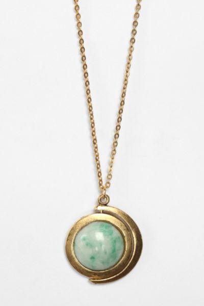 UrbanOutfitters  Zodiac Spinner Pendant Necklace