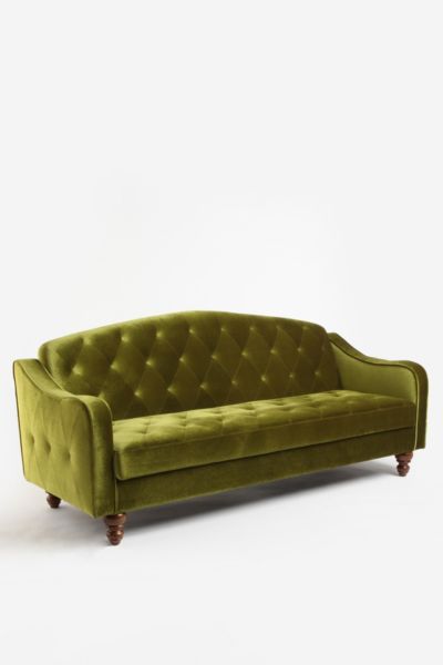 UrbanOutfitters  Ava Tufted Sleeper Sofa