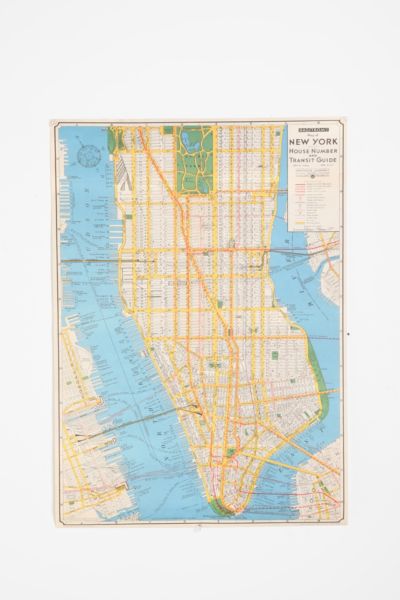 New York City Map Poster