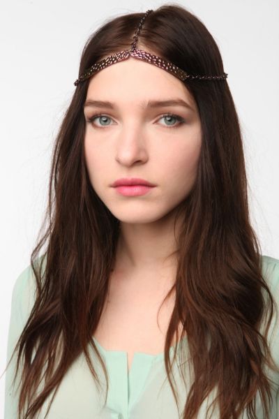 Hammered Metal Goddess Headdress   Urban Outfitters