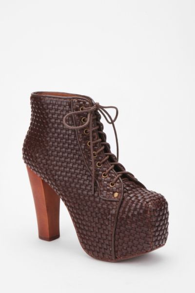 Jeffrey Campbell Woven Lita Boot   Urban Outfitters