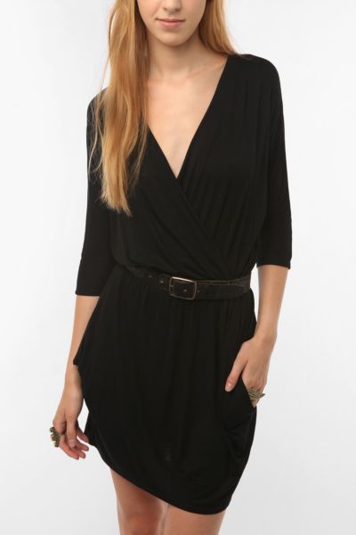 Urban Renewal Surplice Drape Dress