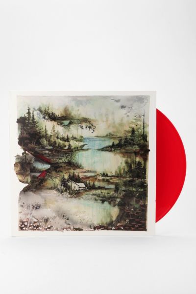 UrbanOutfitters  Bon Iver S/T Exclusive Red Vinyl LP