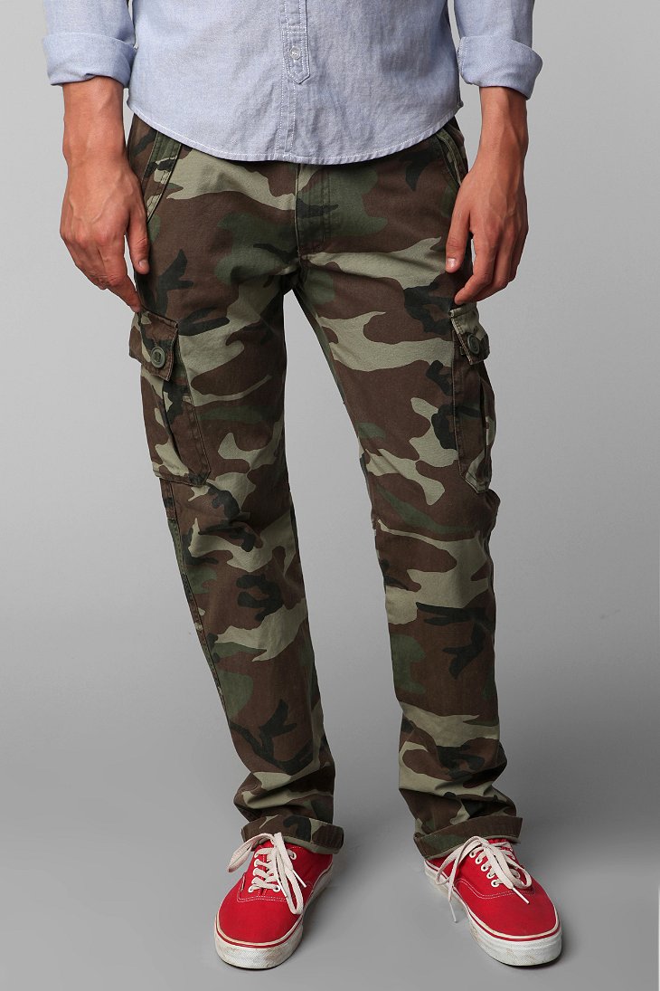 All-Son Camo Cargo Pant - Urban Outfitters