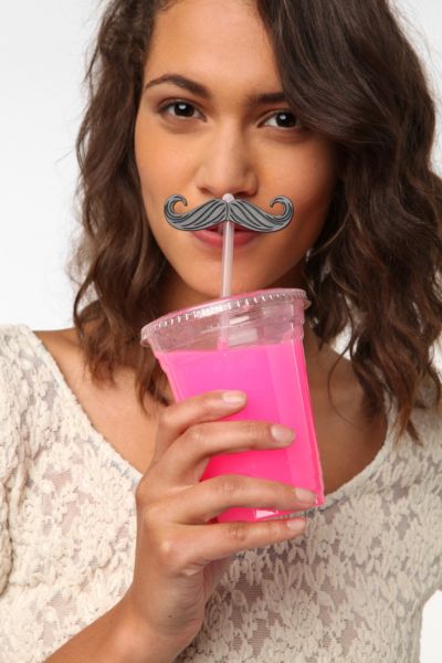 Stache Straws   Urban Outfitters