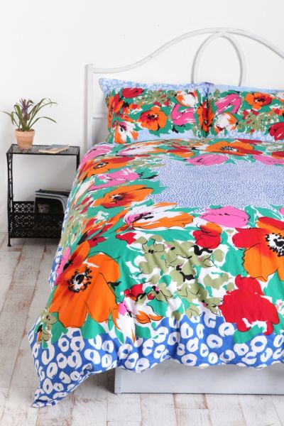 Floral Dot Scarf Duvet Cover