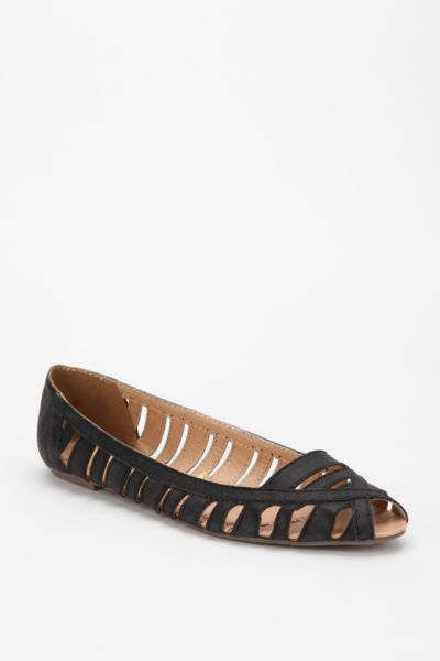 UrbanOutfitters  Ecote Peep Toe Skimmer