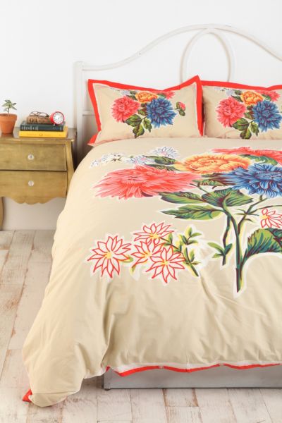 UrbanOutfitters  Oilcloth Print Duvet Cover