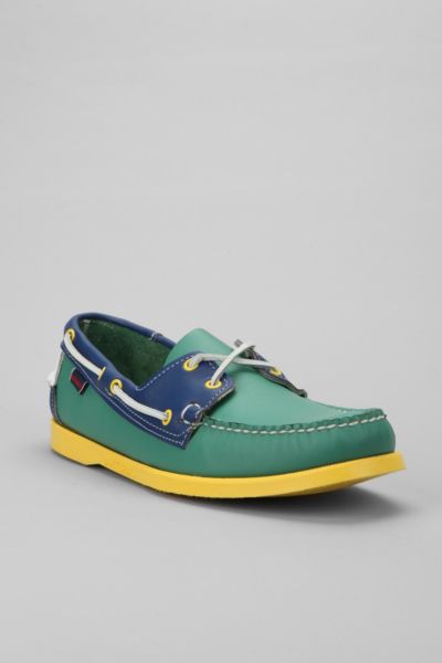 Sebago Neon Leather Spinnaker Boat Shoe