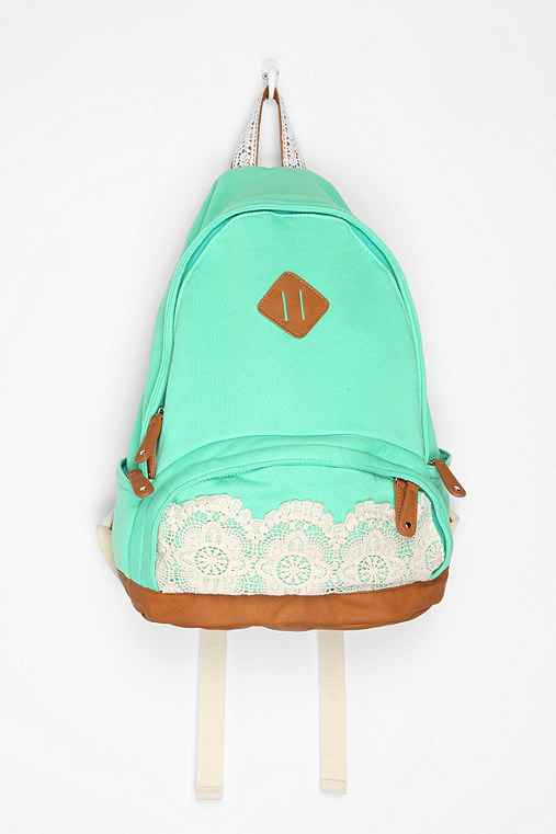 Kimchi Blue Lace & Jersey Backpack - Urban Outfitters