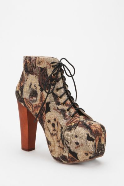 Jeffrey Campbell Dog Tapestry Lita Boot   Urban Outfitters