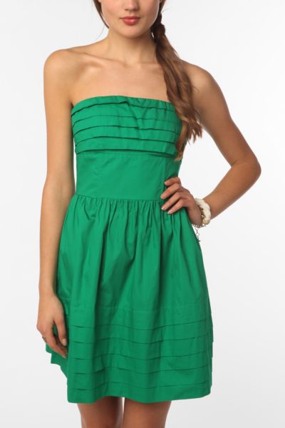 Jack By BB Dakota Gallant Strapless Cotton Voile Dress