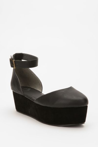 Ecote Sweetheart dOrsay Flatform Wedge