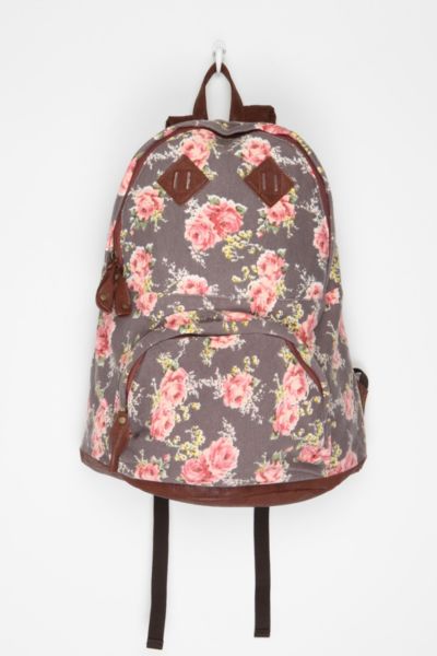 Carrot Floral Patch Backpack - Urban Outfitters