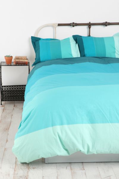 Tonal Stripe Duvet Cover + more colors