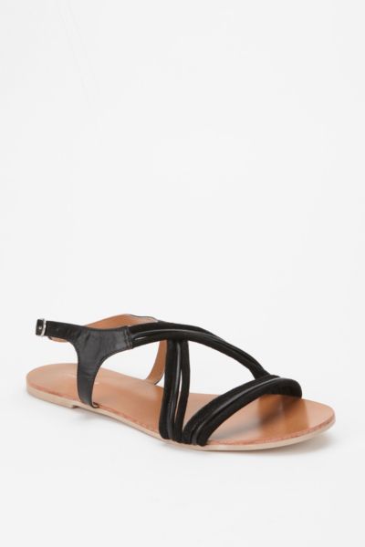 Deena & Ozzy Metallic Slingback Sandal