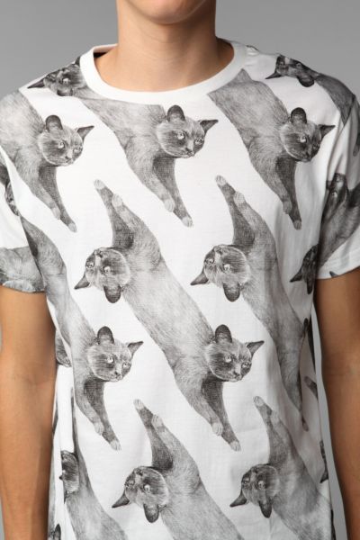   cats tee online only $ 23 99 was $ 34 00 colors white size size chart