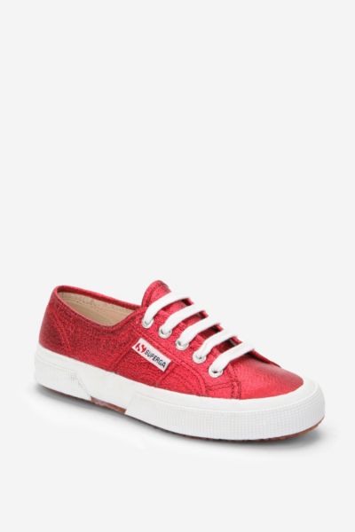 Superga Glitter Lace Up Sneaker