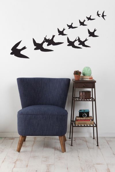 UrbanOutfitters  Anne Cahsens Freedom Birds Wall Decal