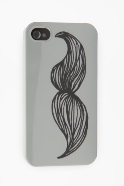 UrbanOutfitters  Fun Stuff Mustache Phone Case