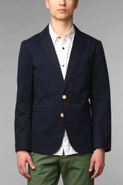 General Assembly Seersucker Lined Blazer