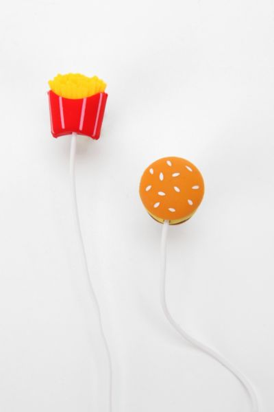 Fun Earbud Headphones   Fast Food