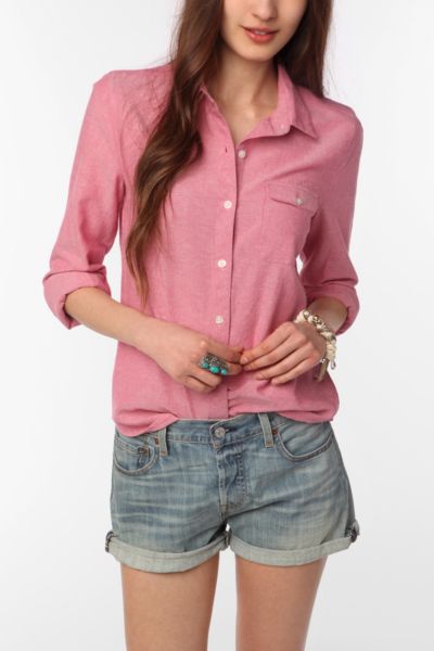 BDG Boyfriend Oxford  Button Down Shirt