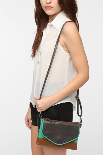 Cooperative Tri Tone Crossbody Pouch