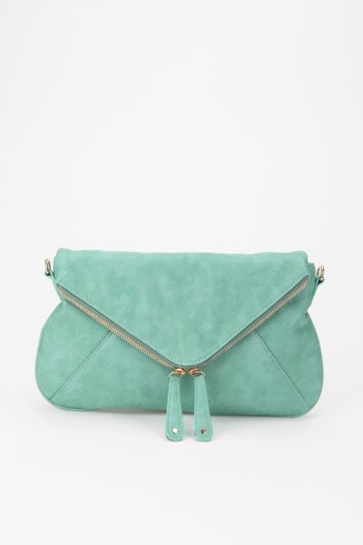 Kimchi Blue Double Zip Envelope Crossbody Bag