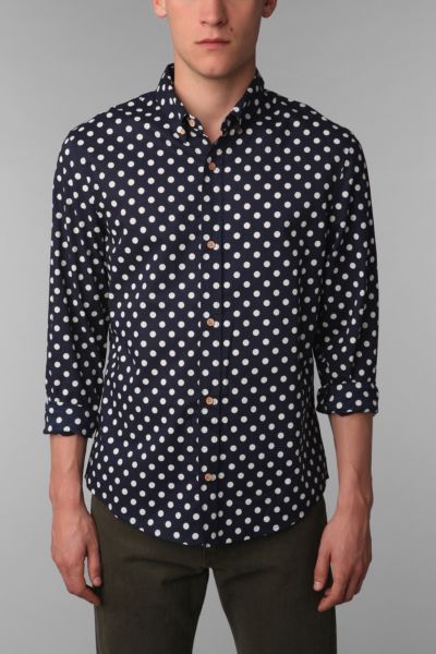 Your Neighbors Mod Polka Dot Shirt