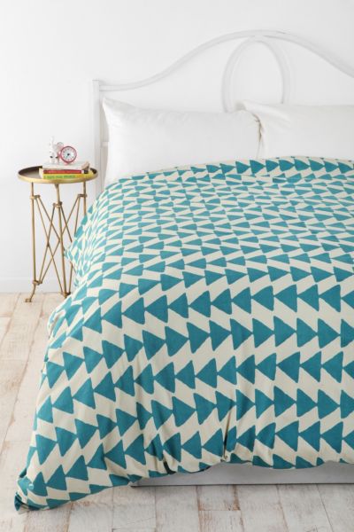 Magical Thinking Triangle Chain Duvet Cover