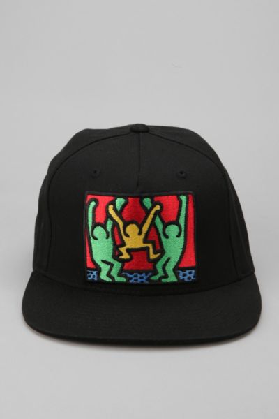 OBEY Keith Haring Friends Snapback Hat