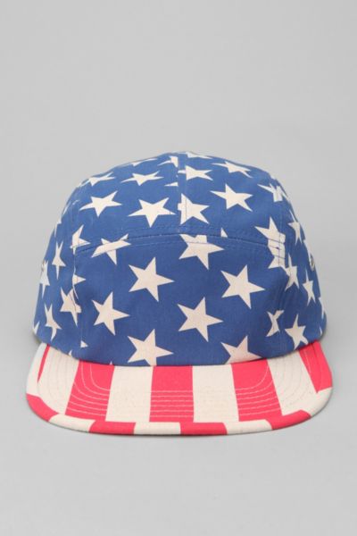 Americana 5 Panel Hat   Urban Outfitters