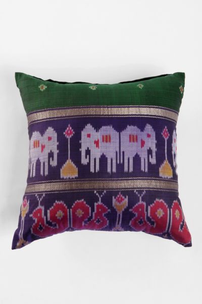 Magical Thinking Silk Sari Pillow   Urban Outfitters