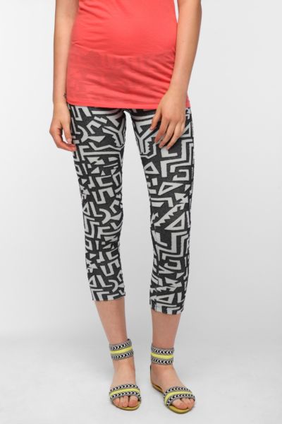 BDG Burnout Print Ponte Legging