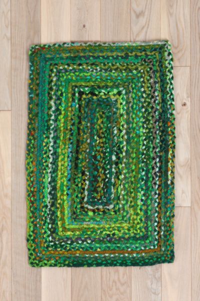 Rectangle Braid Rug   Urban Outfitters