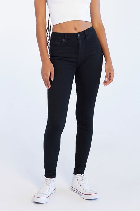 Slide View: 3: BDG Twig High-Rise Skinny Jean - Black